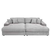 Hilde Sectional Sofa w/4 Pillows - LV03680