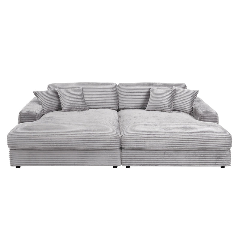 Hilde Sectional Sofa w/4 Pillows - LV03680