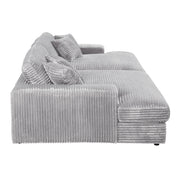 Hilde Sectional Sofa w/4 Pillows - LV03680