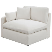 Hobson 4-piece Upholstered Modular Sectional Sofa Ivory - 551451-SETB