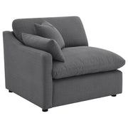 Hobson 5-piece Upholstered Modular Sectional Sofa Charcoal - 551455-SETA