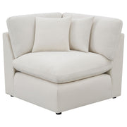 Hobson 5-piece Upholstered Modular Sectional Sofa Ivory - 551451-SETA