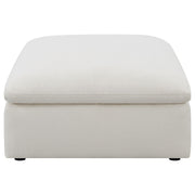 Hobson Square Upholstered Ottoman Ivory - 551453