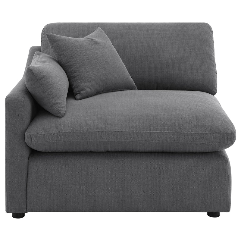 Hobson Upholstered LAF Chair Charcoal - 551458LAF