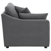 Hobson Upholstered LAF Chair Charcoal - 551458LAF