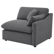 Hobson Upholstered RAF Chair Charcoal - 551458RAF