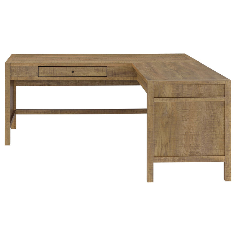 Hogan 1-drawer Lift Top L-shape Computer Writing Desk Mango - 800789