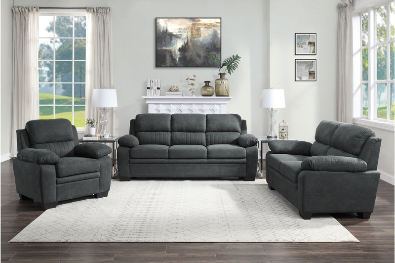 Holleman Dark Gray Living Room Set - DMV FurnitureLiving Room Set