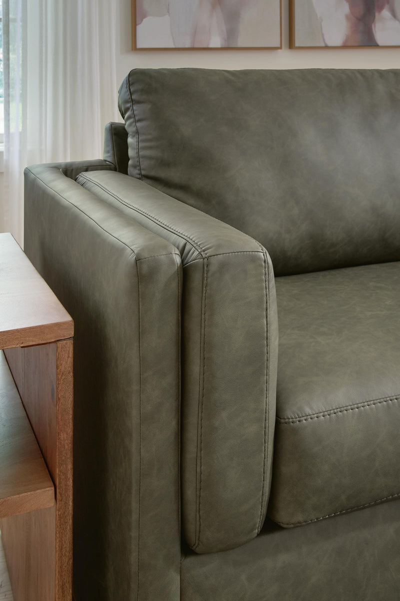 Hollis Studio Sofa and Loveseat in Grove - PKG027249
