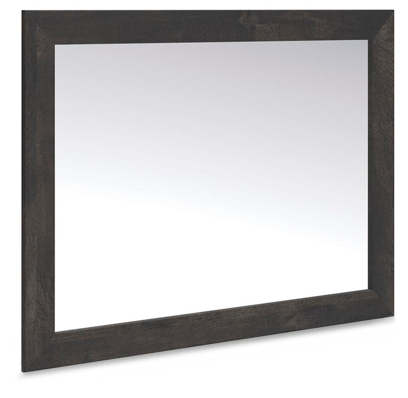 Hollivern Dark Gray Bedroom Mirror - PCB2108-36