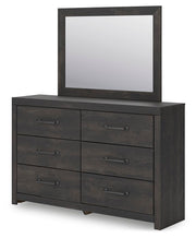 Hollivern Dark Gray Dresser and Mirror - PCB2108B1