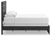 Hollivern Dark Gray Queen Panel Bed - PCB2108B2