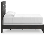 Hollivern Full Panel Bed and Dresser in Dark Gray - PKG021604