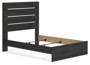 Hollivern Full Panel Bed and Dresser in Dark Gray - PKG021604