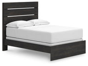 Hollivern Full Panel Bed, Dresser and Nightstand in Dark Gray - PKG021605