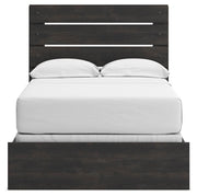 Hollivern Full Panel Bed, Dresser, Mirror, Chest and Nightstand in Dark Gray - PKG021603