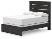Hollivern Full Panel Bed, Dresser, Mirror, Chest and Nightstand in Dark Gray - PKG021603