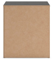 Hollivern Full Panel Bed with Storage, Dresser, Mirror and 2 Nightstands in Dark Gray - PKG021647