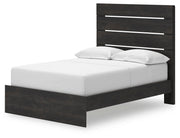 Hollivern Full Panel Storage Bed, Dresser, Mirror and Chest in Dark Gray - PKG021634