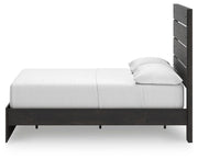 Hollivern Full Panel Storage Bed, Dresser, Mirror, Chest and Nightstand in Dark Gray - PKG021635