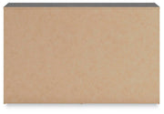 Hollivern King Panel Bed and Dresser in Dark Gray - PKG021620
