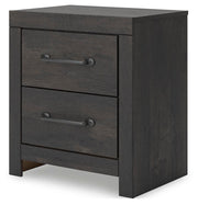 Hollivern King Panel Bed, Dresser and Nightstand in Dark Gray - PKG021621