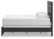 Hollivern Queen Panel Bed and Dresser in Dark Gray - PKG021612