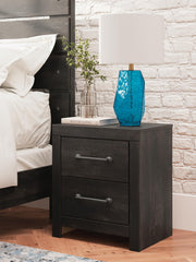 Hollivern Twin Panel Storage Bed, Dresser, Mirror, Chest and Nightstand in Dark Gray - PKG021627