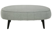 Hollyann Gray Oversized Accent Ottoman - DMV FurnitureOttoman