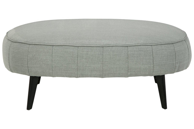 Hollyann Gray Oversized Accent Ottoman - DMV FurnitureOttoman