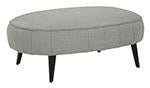 Hollyann Gray Oversized Accent Ottoman - DMV FurnitureOttoman