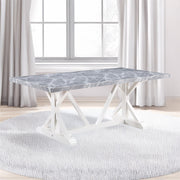 Hollyn Dining Table W/Engineered Stone Top - DN02159
