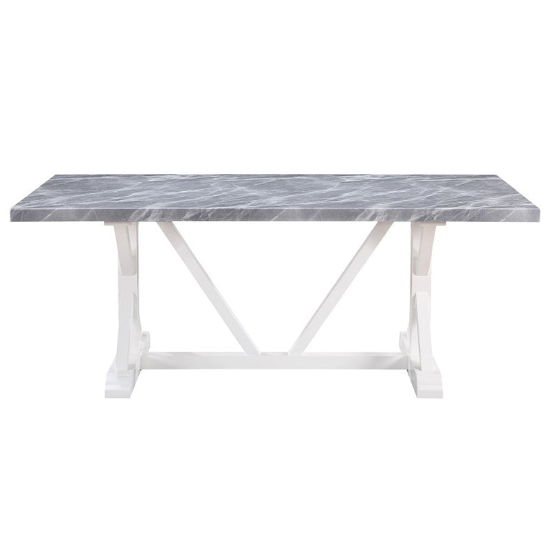Hollyn Dining Table W/Engineered Stone Top - DN02159