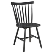Hollyoak Windsor Wood Dining Side Chair Black (Set of 2) - 183042