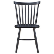 Hollyoak Windsor Wood Dining Side Chair Black (Set of 2) - 183042