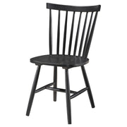 Hollyoak Windsor Wood Dining Side Chair Black (Set of 2) - 183042