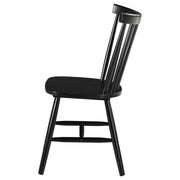 Hollyoak Windsor Wood Dining Side Chair Black (Set of 2) - 183042