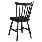 Hollyoak Windsor Wood Dining Side Chair Black (Set of 2) - 183042