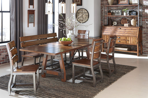 Holverson Rustic Brown Extendable Dining Set - DMV FurnitureDining Room Set