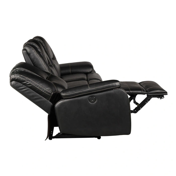 Hong Kong Power Reclining Living Room Set In Faux Leather