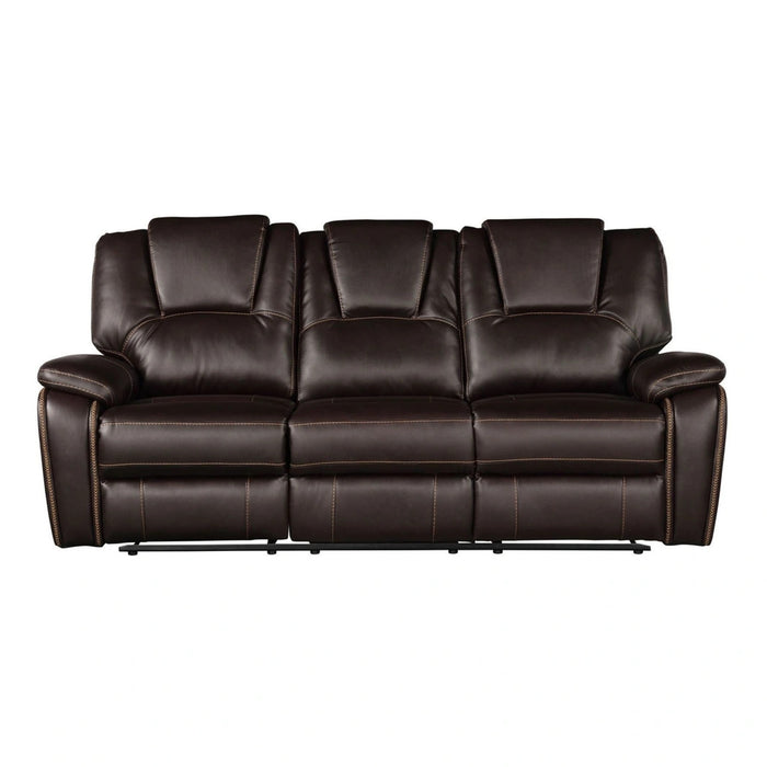 Hong Kong Power Reclining Living Room Set In Faux Leather