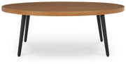 Horizon Hall Two-tone Brown Outdoor Coffee Table - P572-701