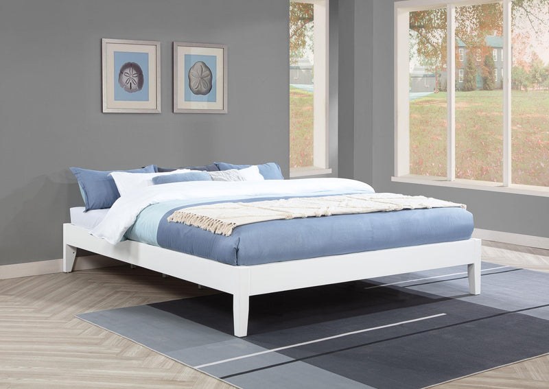 Hounslow California King Universal Platform Bed White - 306128KW
