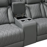 Houston Gray 3-pc Sectional - HOUSTON-GY-3-PC-SEC