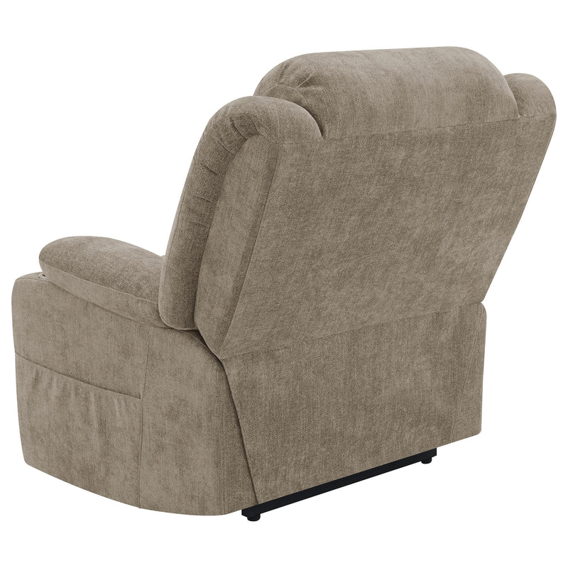 Houston Upholstered Power Lift Recliner Chair Camel - 602274P