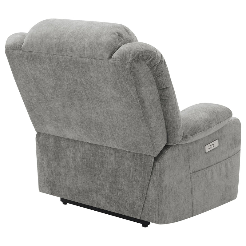 Houston Upholstered Power Lift Recliner Grey - 602284P