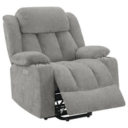 Houston Upholstered Power Lift Recliner Grey - 602284P
