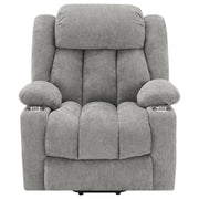 Houston Upholstered Power Lift Recliner Grey - 602284P