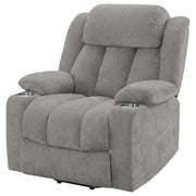 Houston Upholstered Power Lift Recliner Grey - 602284P