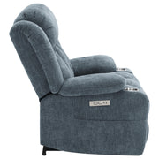 Houston Upholstered Power Lift Recliner Slate Blue - 602294P
